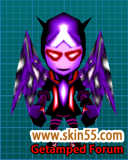 Halloween demon skin