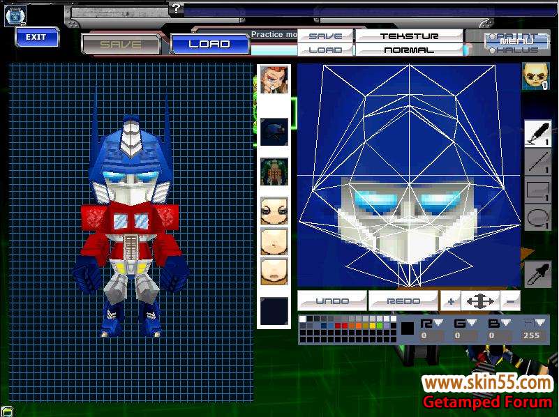 Optimus skin yeah