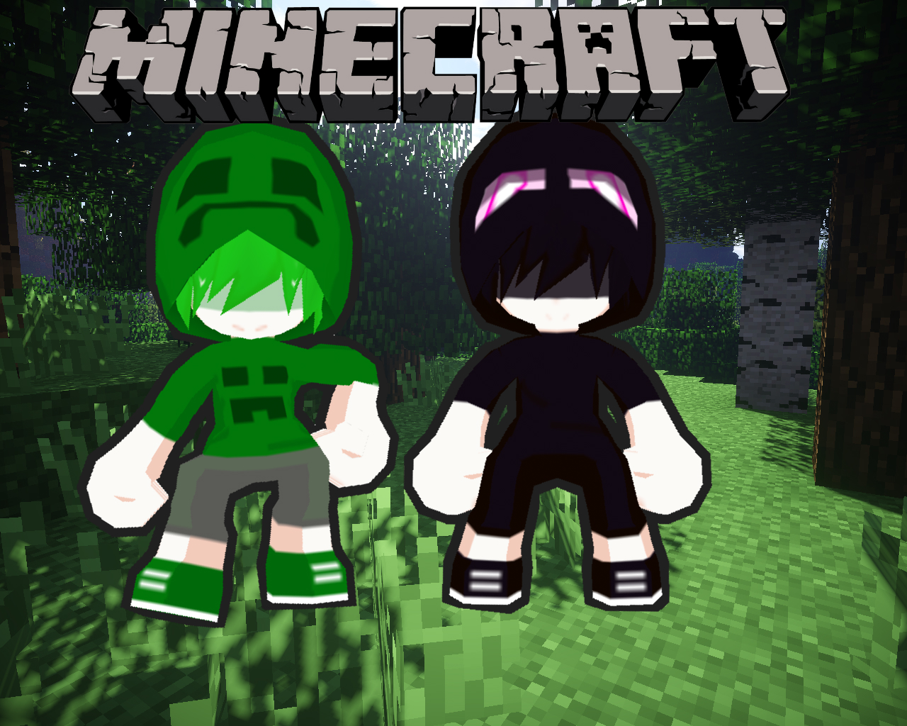 Creeper And Enderman